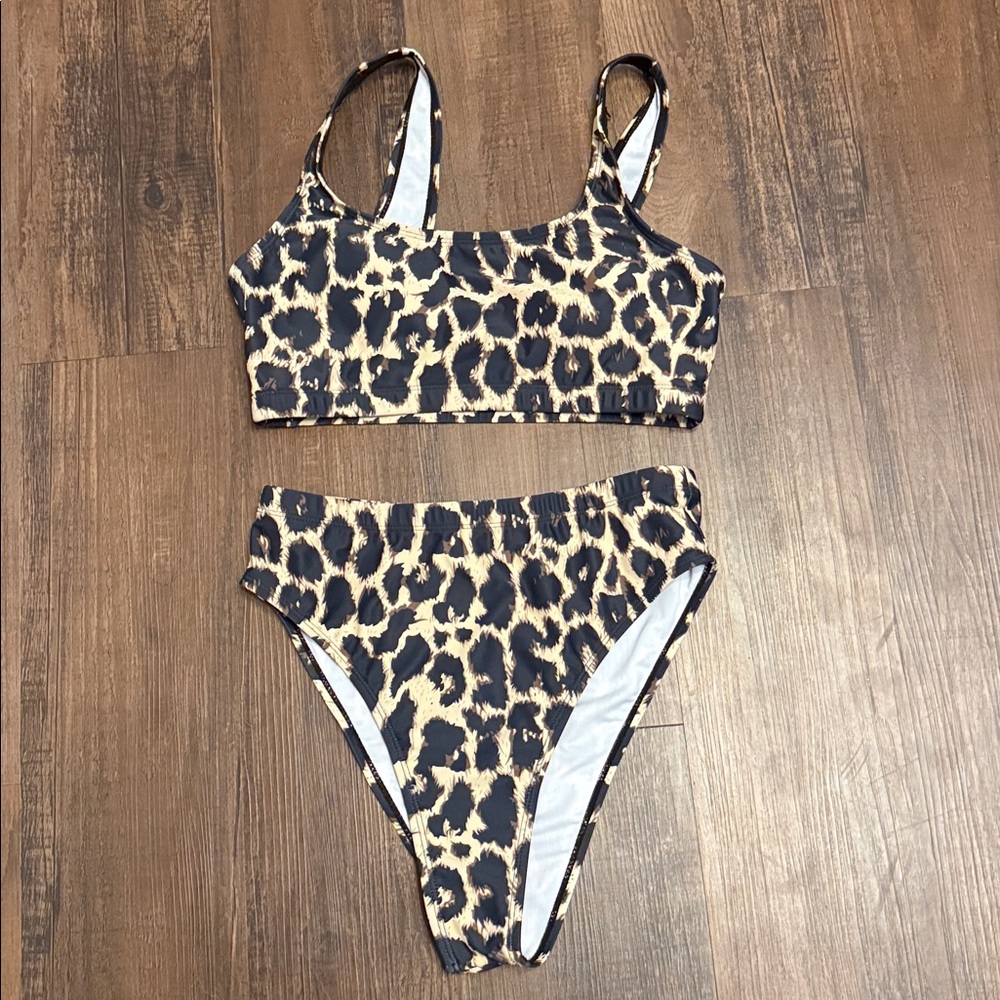 Leopard High waist Bikini